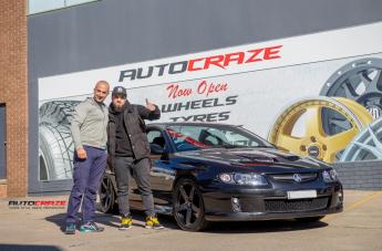 HOLDEN MONARO FRC BLACK MACHINED WITH DARK TINT