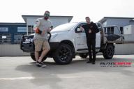 HOLDEN COLORADO REBEL SATIN BLACK PIPED