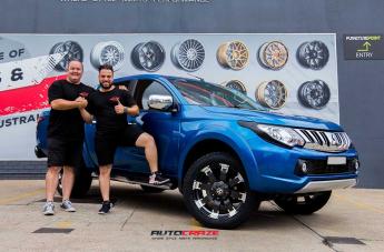 MITSUBISHI TRITON AX191 SATIN BLACK MACHINED