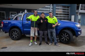 FORD RANGER NUTZ BLACK MACHINED FACE