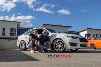 FORD FALCON SF06 SILVER MACHINED FACE