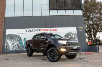 FORD RANGER GD03 GLOSS BLACK MILLED ACCENTS