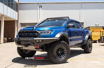 FORD RANGER RAPTOR HEATER MATTE BLACK MACHINED