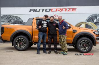 FORD RANGER AB809 GLOSS BLACK MILLED