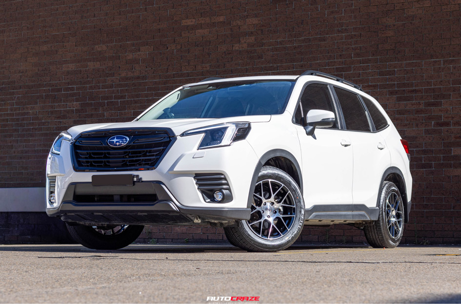 SUBARU FORESTER LASARTHE GLOSS BLACK MACHINED