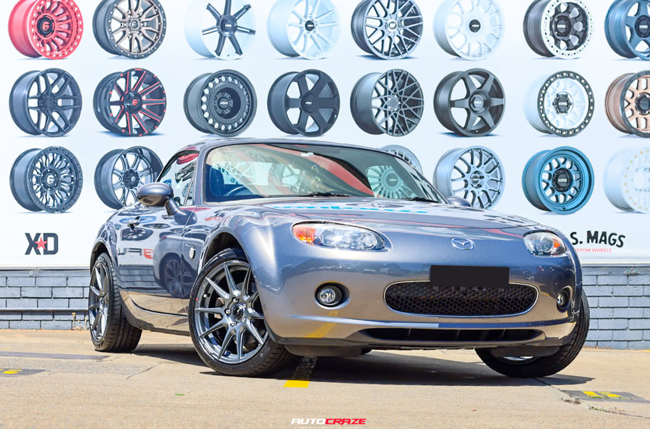 MAZDA MX5 ENKEI SC46 GUNMETAL & MILLING