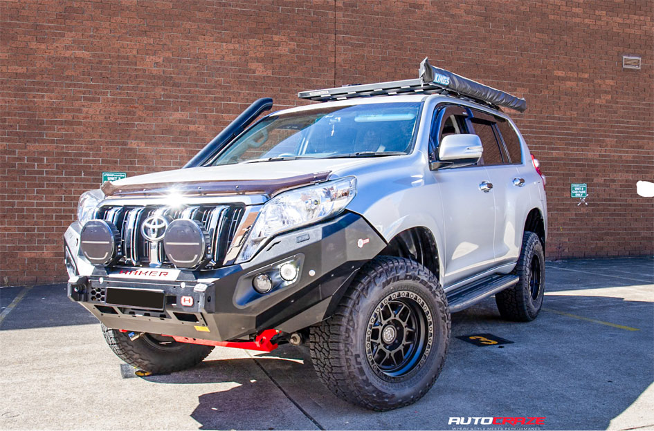 TOYOTA LANDCRUISER PRADO 150 BLACK RHINO KELSO MATTE BLACK