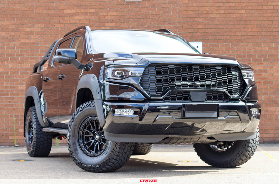 FOTON TUNLAND V9 FUEL REBEL 6 MATTE BLACK