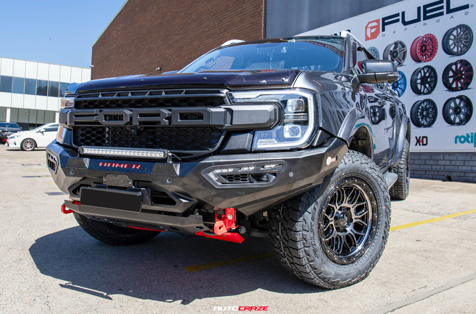 FORD RANGER NEXT GEN FUEL SURGE GLOSS BLACK GRAY TINT