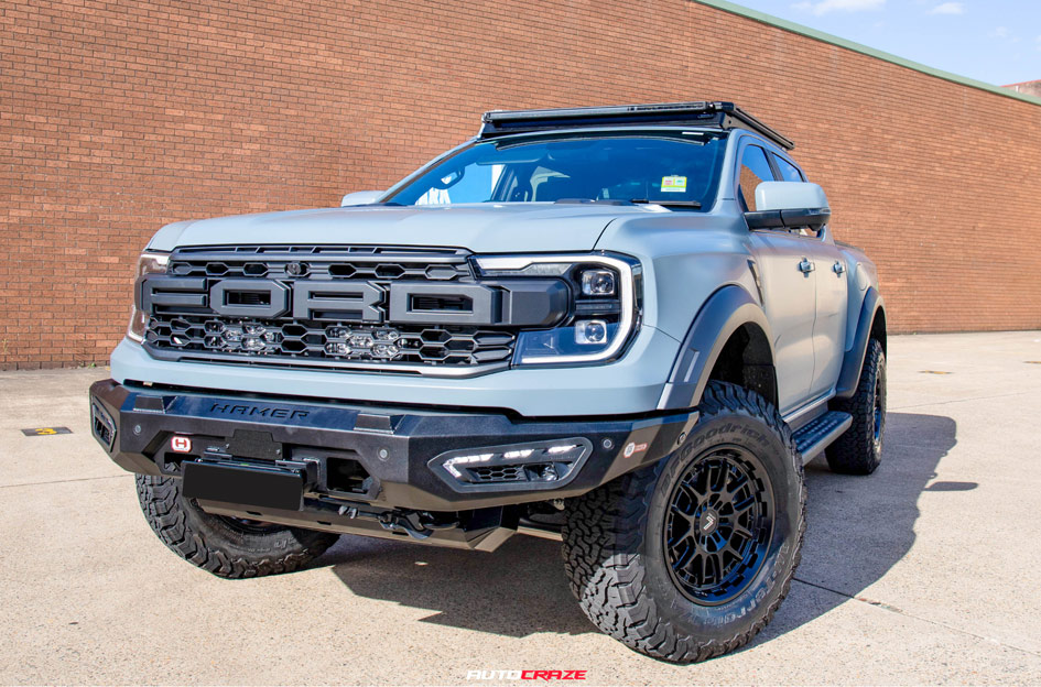 FORD RANGER RAPTOR NEXT GEN LENSO HURRICAN SATIN BLACK