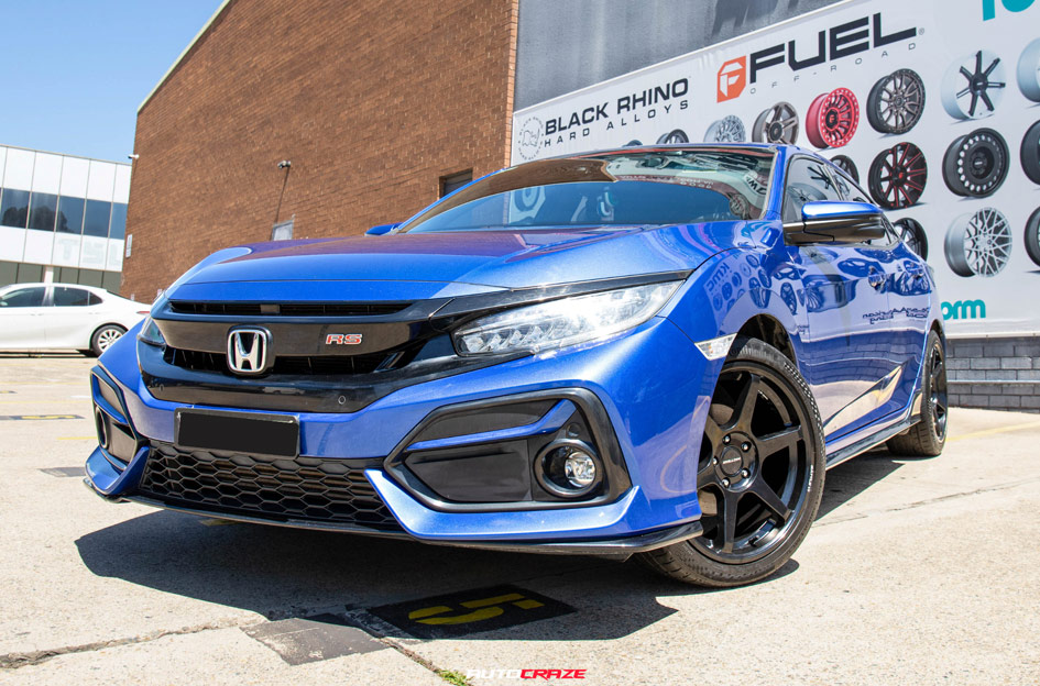 HONDA CIVIC MOTEGI MR160 MATTE BLACKBIRD METALLIC