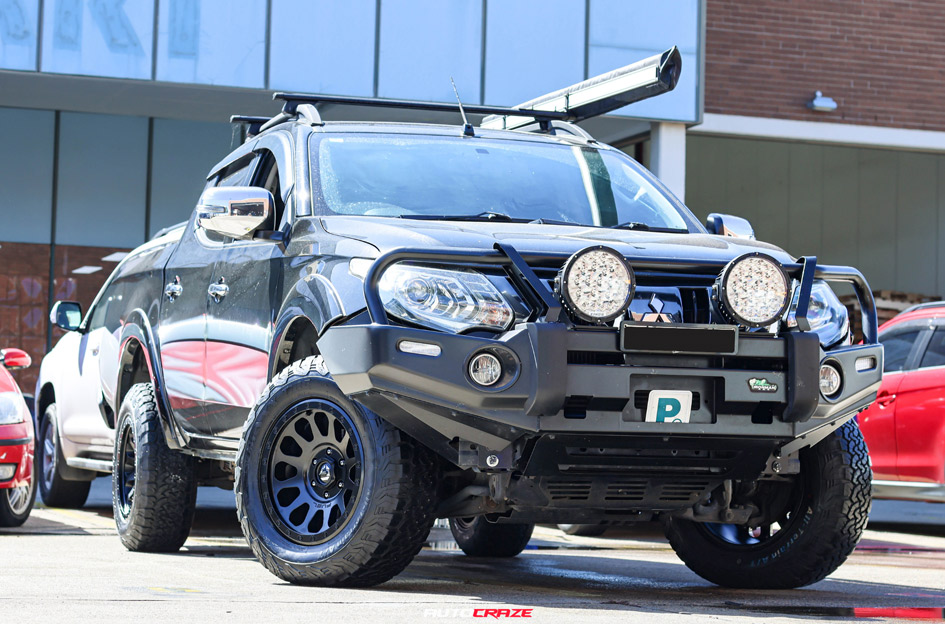 MITSUBISHI TRITON FUEL VECTOR MATTE BLACK