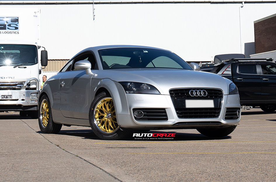 AUDI TT SPEEDY CHEETAH GOLD/MACHINED LIP