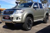 TOYOTA HILUX N70 4WD BLACKOUT MATTE BLACK MACHINED FACE