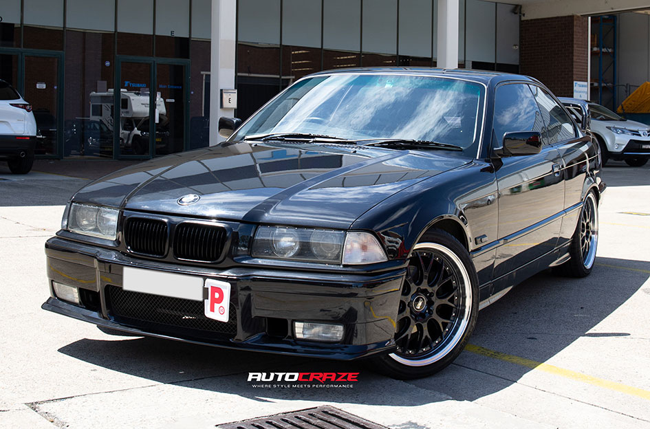 BMW 3 SERIES CSA MAKO GUNMETAL BLACK MACHINED LIP