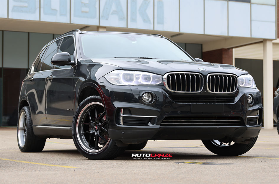 BMW X5 INFORGED KIKI 5566 BLACK MACHINED LIP