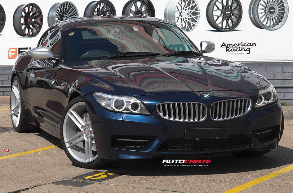 BMW Z4 INFORGED IFG33 SILVER MACHINED FACE