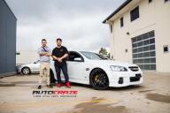 HOLDEN-COMMODORE-VE-SS-TARGA-BLACK-&-MACHINED-WITH-DOUBLE-DARK-TINT
