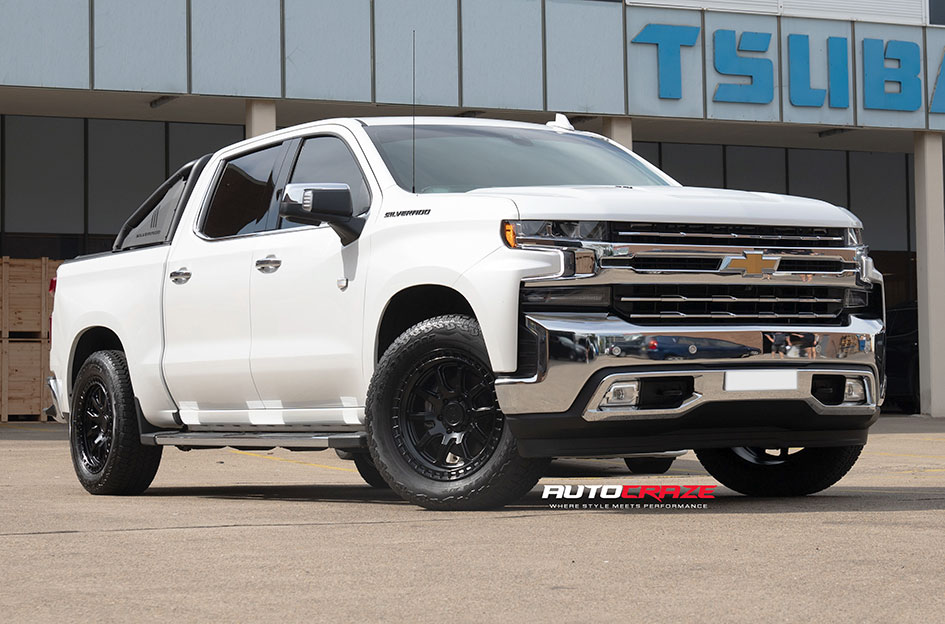 CHEVROLET SILVERADO BLACK RHINO CALICO MATTE BLACK 