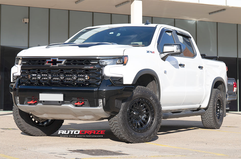 CHEVROLET SILVERADO FUEL RINCON MATTE BLACK