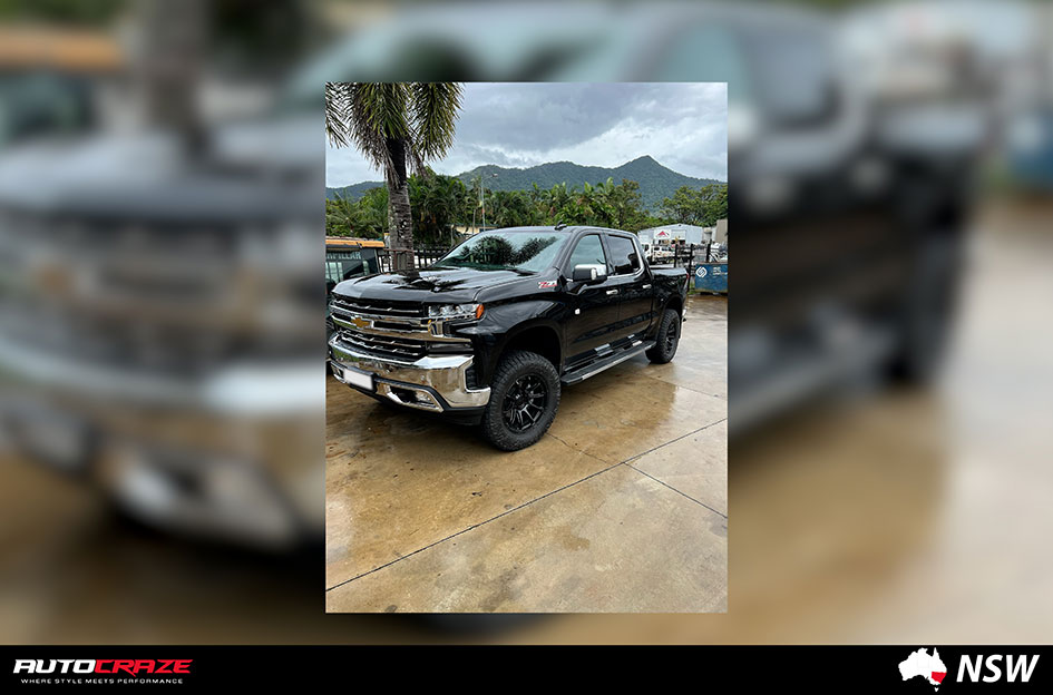 CHEVROLET SILVERADO FUEL VARIANT MATTE BLACK 