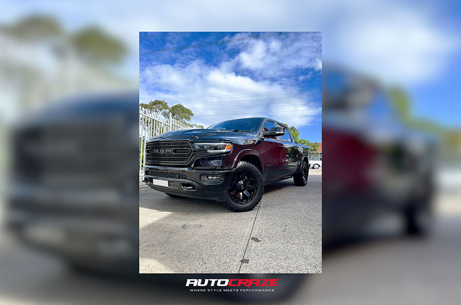 DODGE RAM KING AMBUSH SATIN BLACK