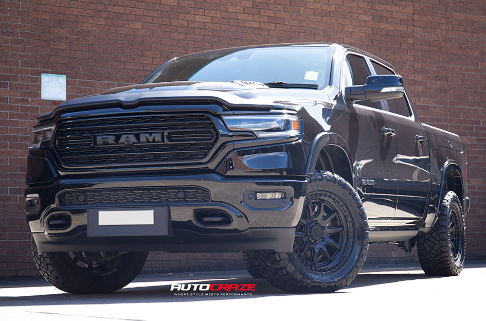 DODGE RAM BLACK RHINO CALICO MATTE BLACK 