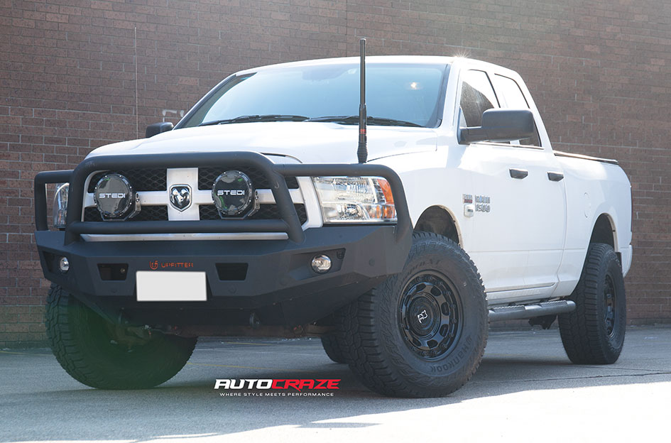 DODGE RAM BLACK RHINO ATLAS MATTE BLACK