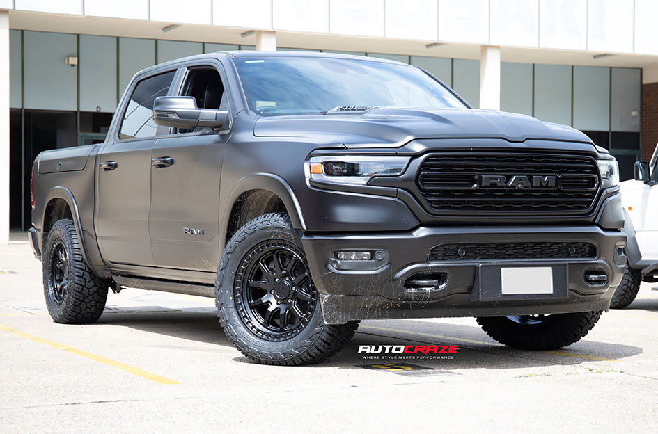 DODGE RAM BLACK RHINO CALICO MATTE BLACK