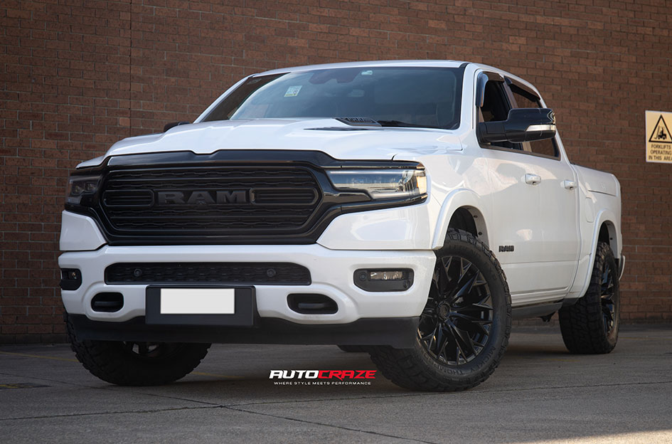 DODGE RAM FUEL FLAME 6 MATTE BLACK