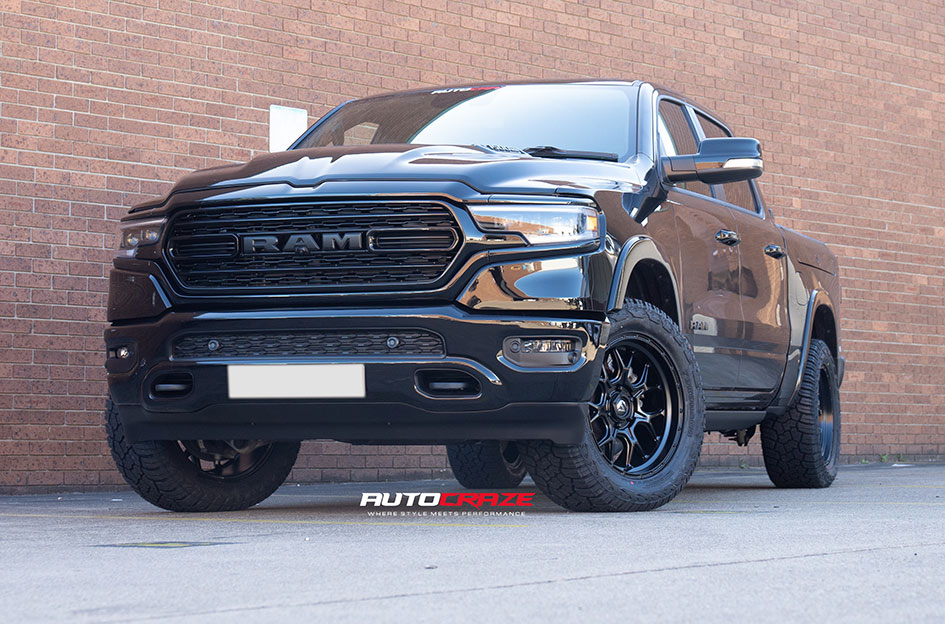 DODGE RAM FUEL TECH MATTE BLACK