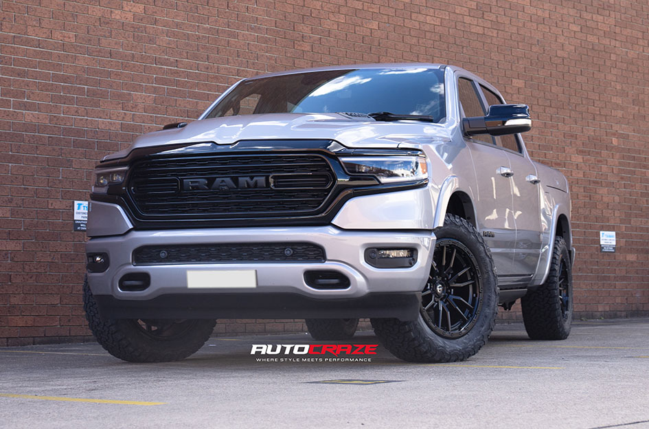 DODGE RAM FUEL REBEL 6 MATTE BLACK 