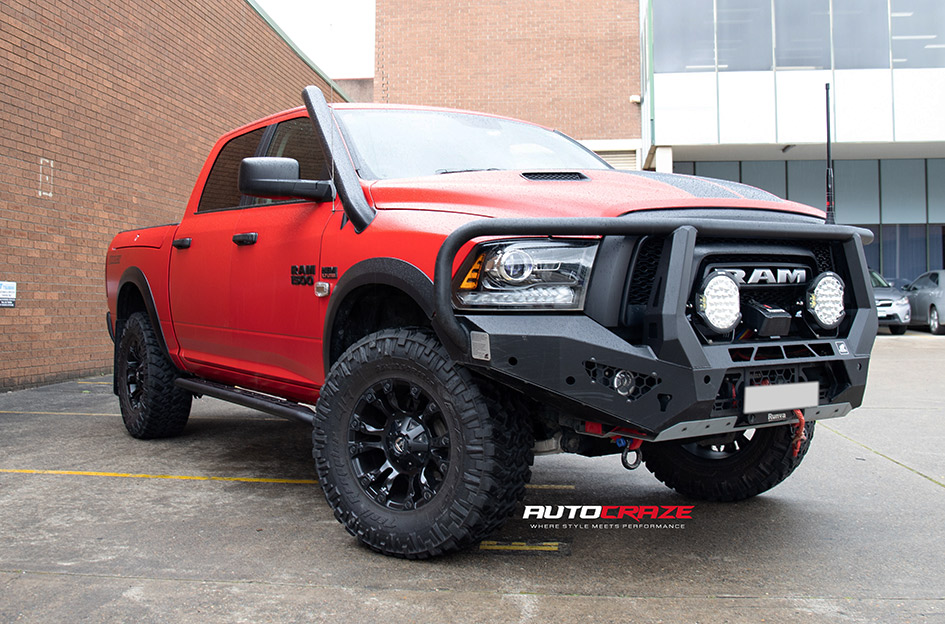 DODGE RAM FUEL VAPOR MATTE BLACK 