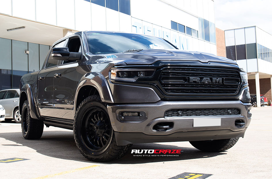 DODGE RAM FUEL ARC GLOSS BLACK 