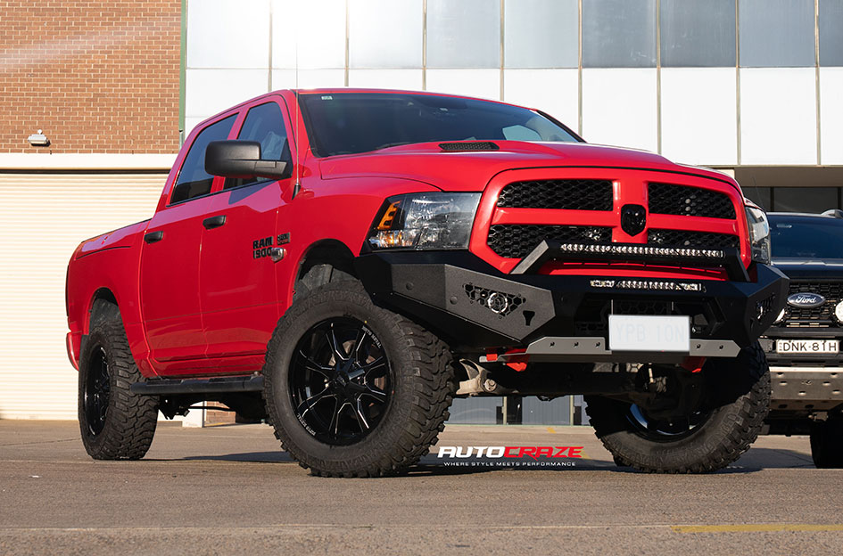 DODGE RAM MOTO METAL MO970 SATIN BLACK MILLED 