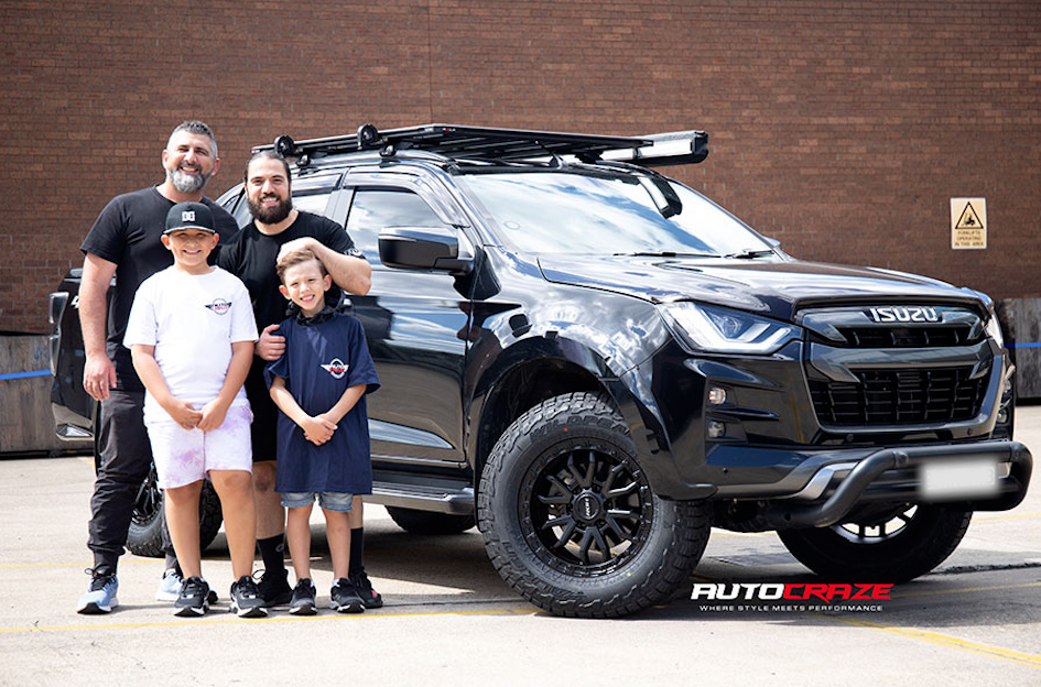 ISUZU DMAX ROH RAID MATTE BLACK 