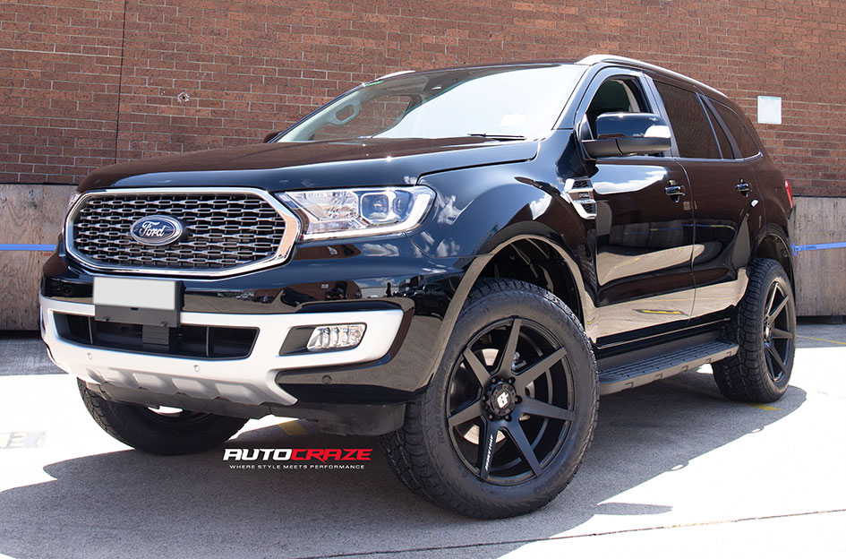 FORD EVEREST DIESEL AVALANCHE MATT BLACK 