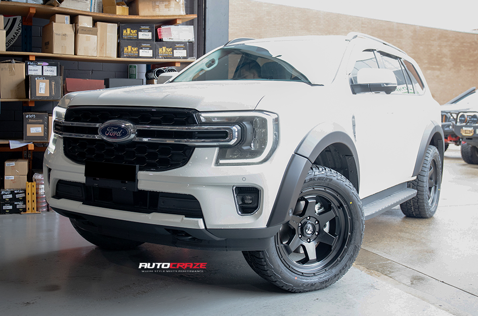 FORD EVEREST NEXT GEN FUEL SHOK MATTE BLACK
