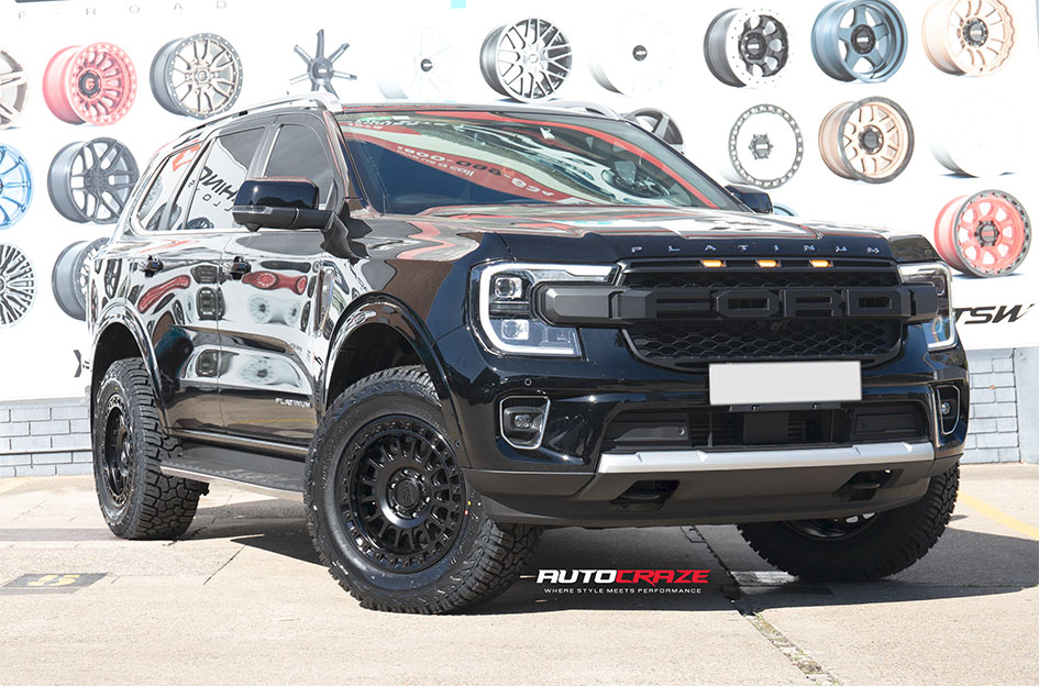 FORD EVEREST NEXT GEN KMC IMS MATTE BLACK W/ GLOSS BLACK LIP