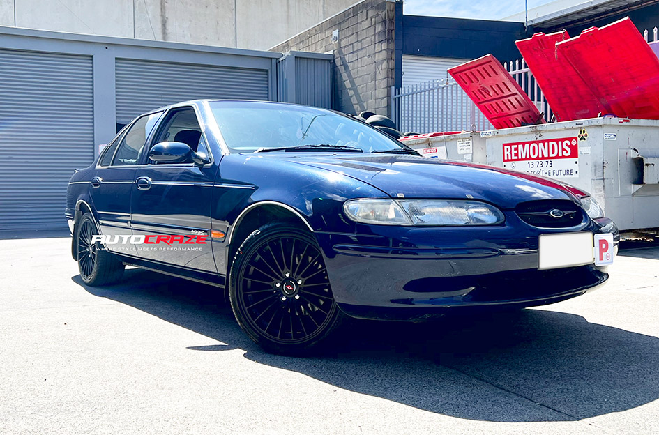 FORD FALCON INFORGED IFG36 BLACK MACHINED GROOVE 