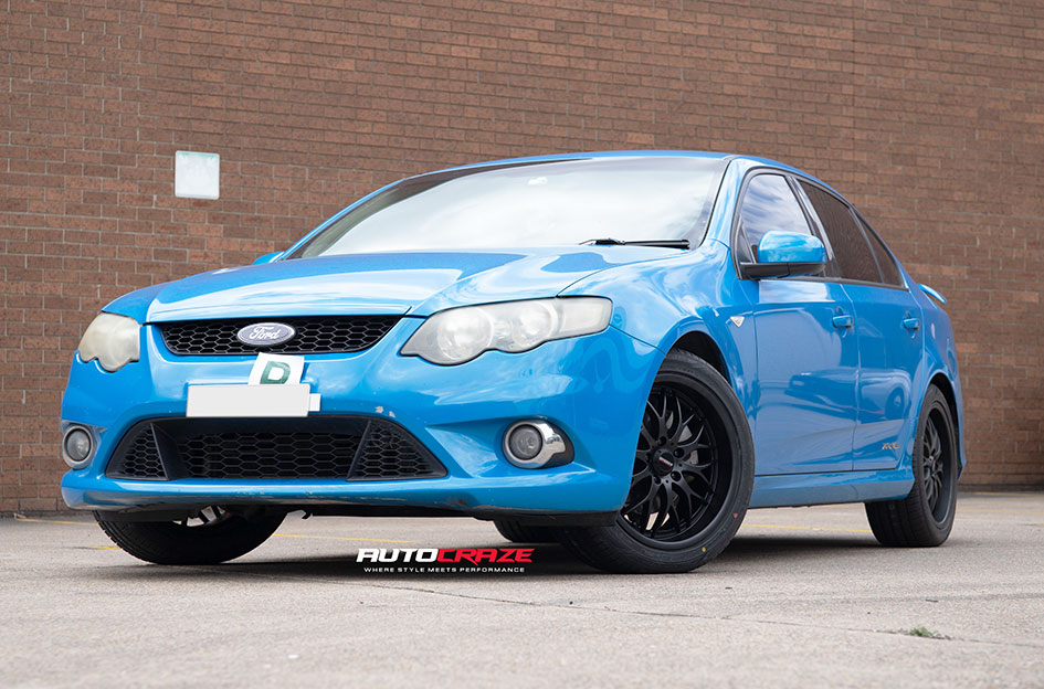 FORD FALCON SPEEDY CHEETAH BLACK SUEDE 