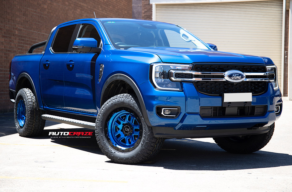 FORD RANGER NEXT-GEN BLACK RHINO BARSTOW DEARBORN BLUE BLACK RING