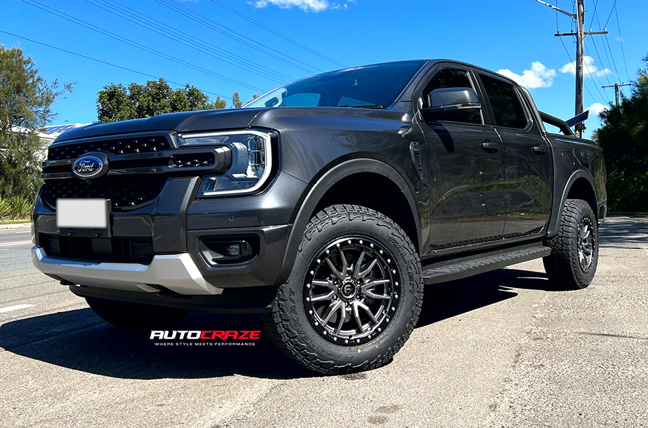 FORD NEXT-GEN RANGER FUEL REBEL ANTHRACITE BLACK LIP