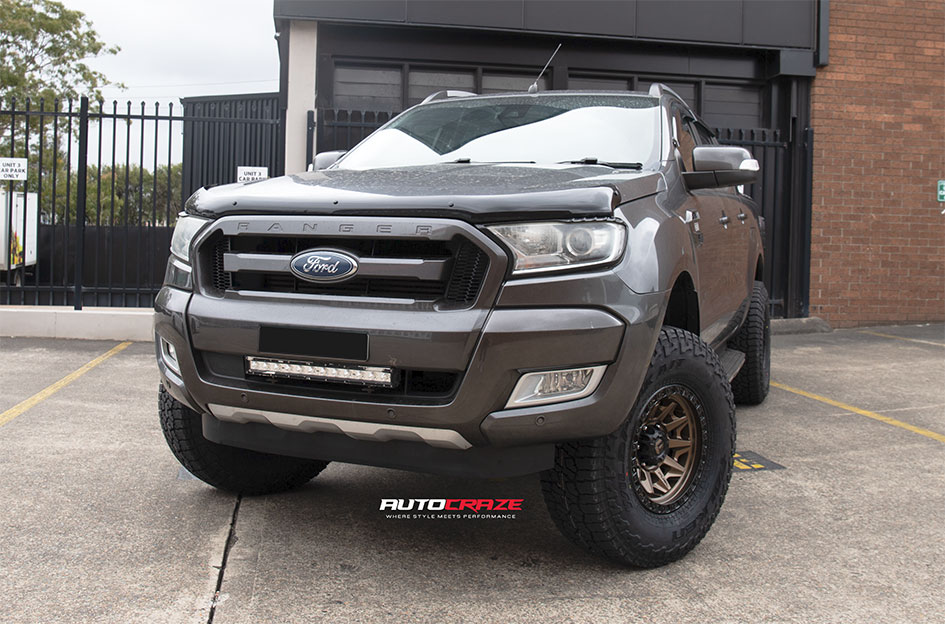 FORD RANGER FUEL COVERT BRONZE BLACK RING 