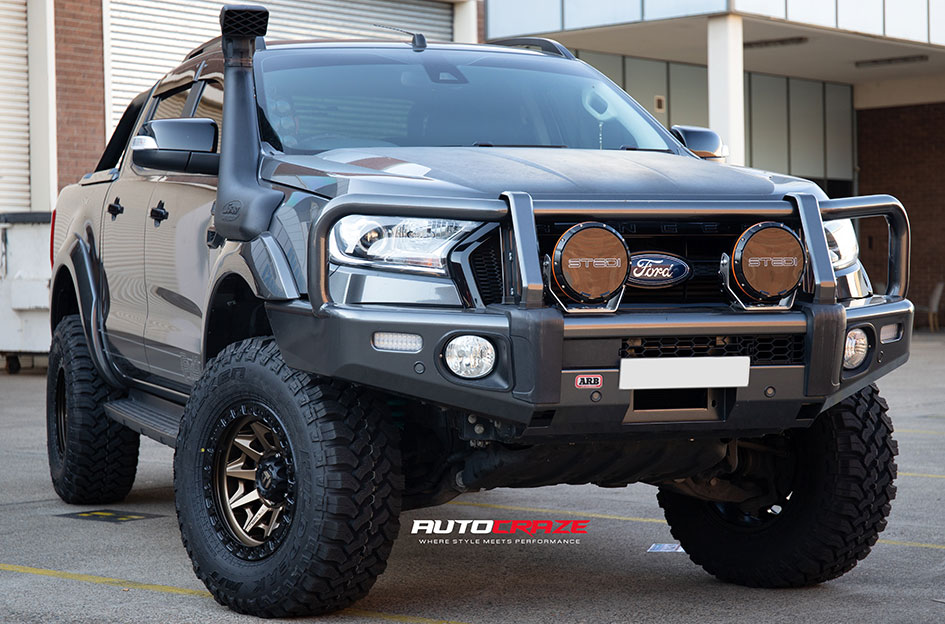 FORD RANGER FUEL COVERT BRONZE BLACK RING 