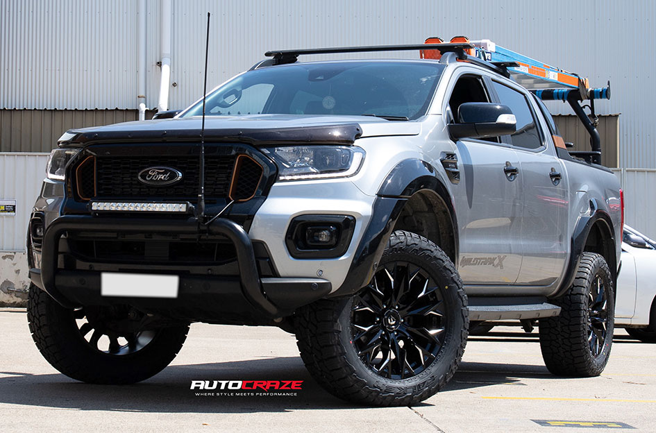 FORD RANGER FUEL FLAME GLOSS BLACK MILLED