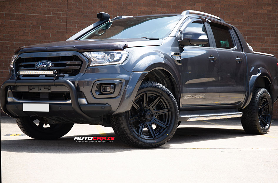 FORD RANGER FUEL ROGUE MATTE BLACK 