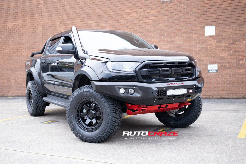 FORD RANGER RAPTOR FUEL BLOCK MATTE BLACK