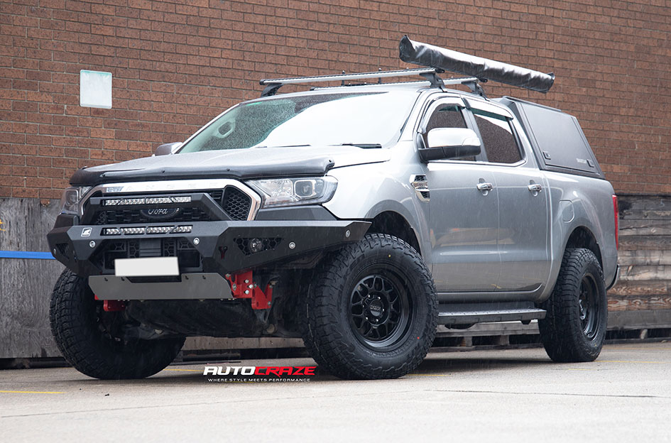 FORD RANGER KMC TERRA SATIN BLACK 