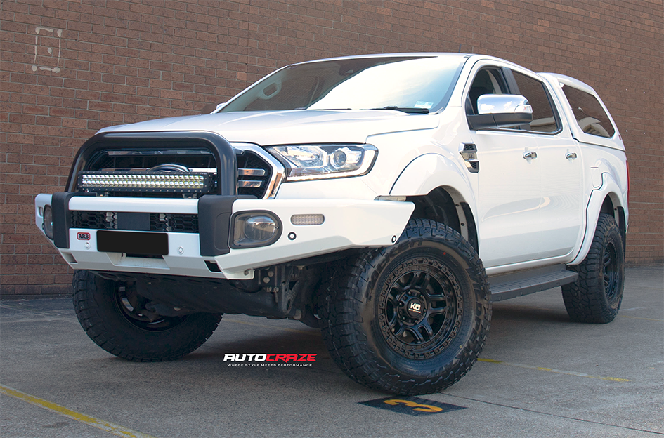 FORD RANGER KING BARRETT SATIN BLACK